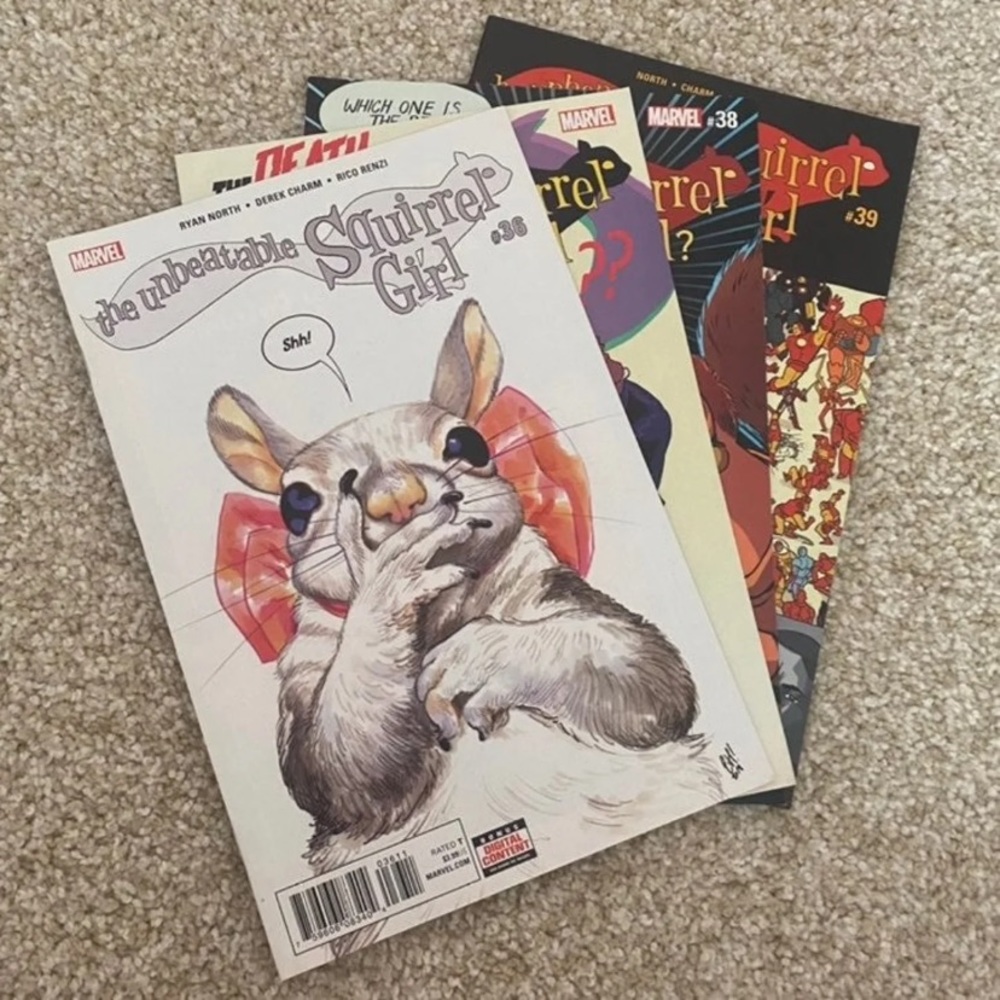 Marvel The Unbeatable Squirrel Girl Set of 4 Comic Books Issues 36-39